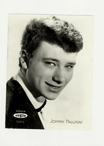 Johnny Hallyday Photographie 22,5 x 17 cm Collector André Nisak Vogue 1960 Rock - Picture 1 of 1