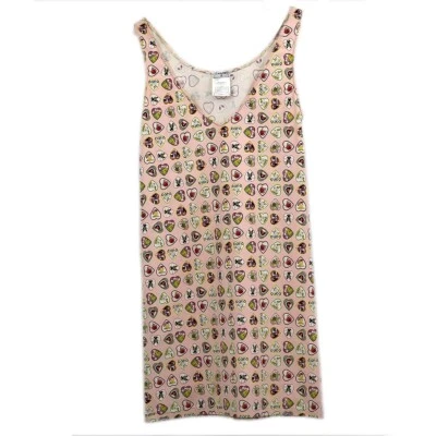 Chanel Valentine Dress Pink 06P #38 192295 - Image 1 of 4