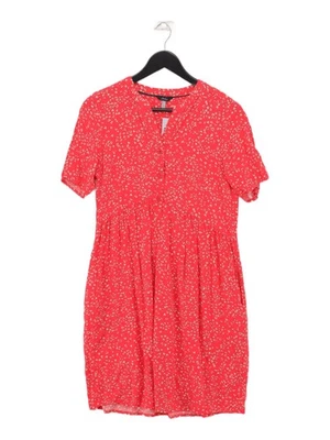 Vestido midi Joules línea A UK10 en rojo Foto 1 de 4