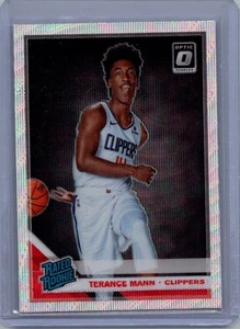 2020 Donruss Optic #165 Terance Mann Silver Wave Parallel RC Rated Rookie Card - Bild 1 von 2