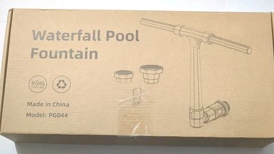 Fonte de piscina ajustável em cachoeira para piscinas acima e subterrâneas - Imagem 1 de 4