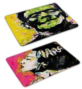 Funny Vintage Gothic Punk Couple Horror Movie 17 x 30 in Set of 2 Doormats, B... - Picture 1 of 3