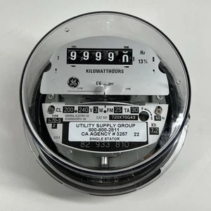 NEU GE General Electric I-70-S Kilowatt Betriebsstundenzähler 240V 3W Ta30 CL200 4-Lug NOS - Bild 1 von 12