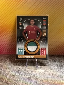 2021-22 Topps Match Attax UCL Authentic Memorabilia Roberto Firmino #Jr-Rf (MEM) - Picture 1 of 1