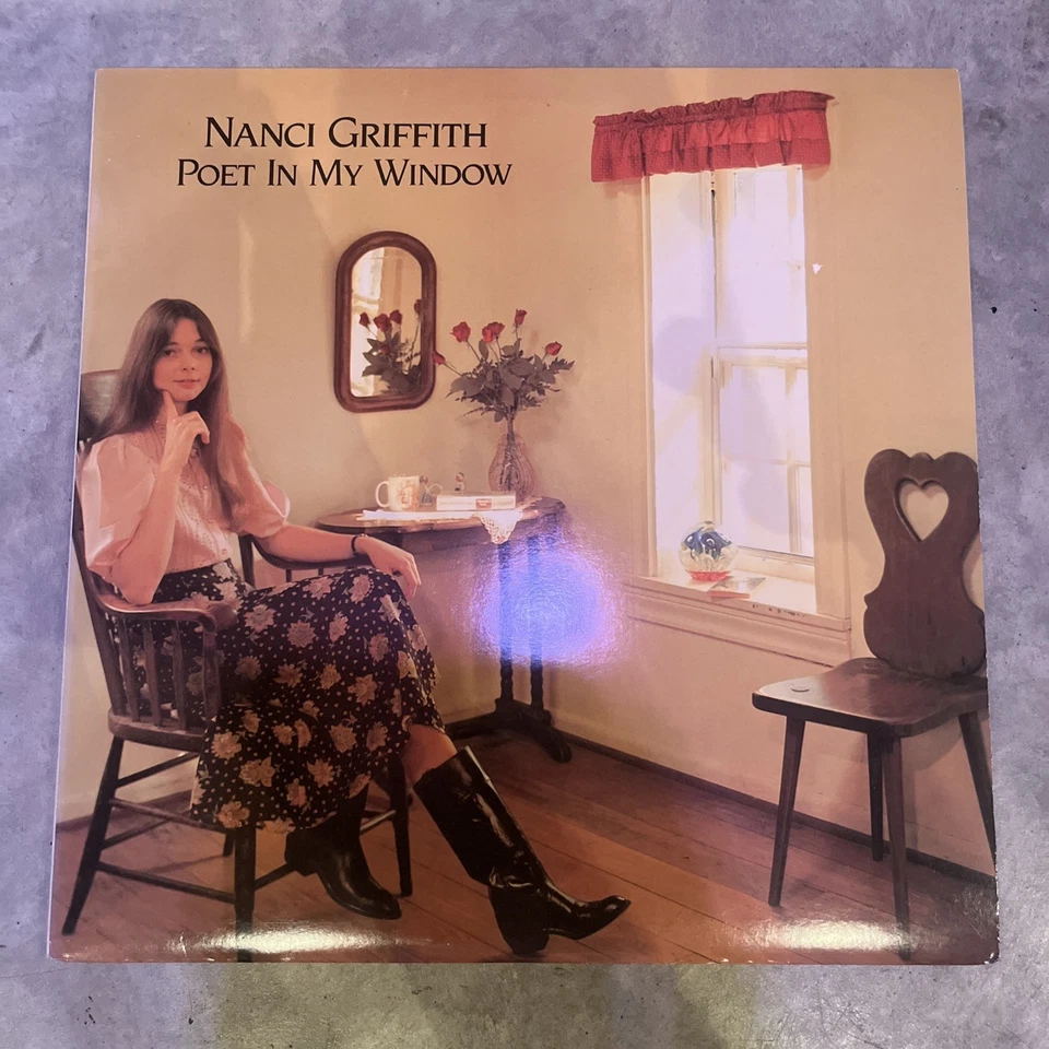 NANCI GRIFFITH "Poet In My Window" LP 1985  Philo ‎– PH-1098 - Image 1 of 4