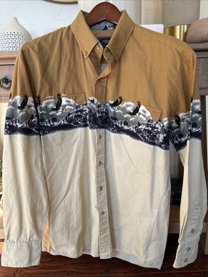 Camisa occidental vintage Roper Eagle and Mountains Foto 1 de 3