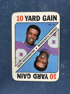 1971 Topps Game Inserts #32 Gene Washington Minnesota Vikings GOOD - Image 1 of 2