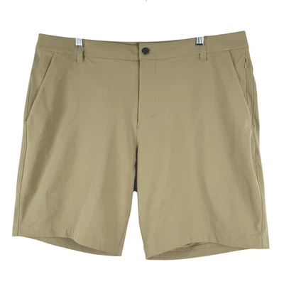 Lululemon Commission Short Mens Size 38 Slim Warpstreme 9" Tan Khaki SS-2123 - Image 1 of 4