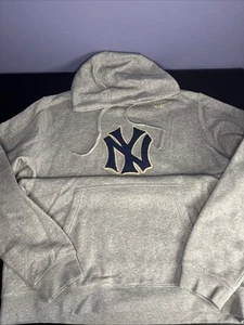 New York Yankees Nike Cooperstown Hoodie Sweatshirt Sz 2XL Gray Varsity Logo  - Picture 1 of 7