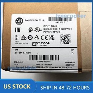 2713P-T7WD1 New AB Sealed PanelView 5310 Graphic Terminal 2713PT7WD1 US Free Tax - Picture 1 of 5