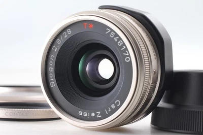 [Almost Unused] Contax Carl Zeiss Biogon T* 28mm f/2.8 Lens For G1 G2 From JAPAN - Image 1 of 4
