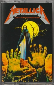 METALLICA "Live At Hampton Coliseum 1986" CASSETTE Rare 80s Thrash SLAYER Venom - Picture 1 of 2