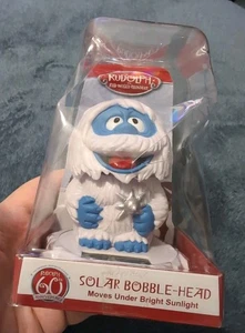 Bumble The Snow Yeti Natale Solar Bobble Head giocattolo natalizio nuovo scatola danneggiata - Foto 1 di 6