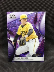 Paul Skenes /75 - 2025 Topps Chrome Black Purple Mini Diamond Refractor Pirates - Bild 1 von 2