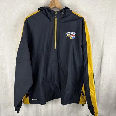 Винтажный Pepsi Twist четверть молнии куртка мужской размер XL темно-желтый ветровка с Ярлыками - Изображение 1 из 4
