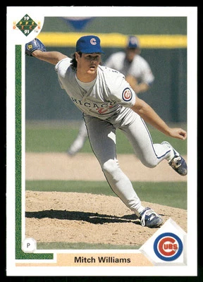 Mitch Williams 1991 Upper Deck Chicago Cubs #173 Near Mint or Better - Image 1 of 2