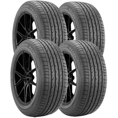 (QTY 4) 255/45-20 Bridgestone Dueler HP Sport 101W SL Black Wall Tires Foto 1 de 4
