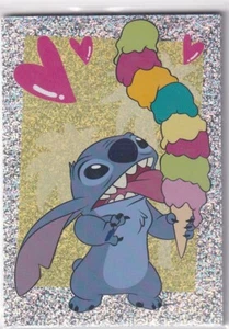Panini 2025 Stitch Sparkling Fun Trading Card Karte Nr. 1 Glitter Holo - Picture 1 of 2
