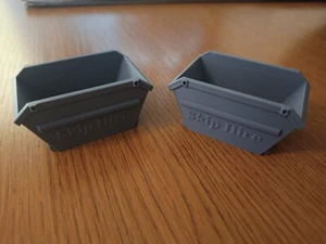 O Gauge Rubbish skips. 1:43 Scale for Model Railway, pack of 2 - Picture 1 of 3