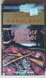 DRUMS OF AUTUMN ~ Diana Gabaldon / Geraldine James / Abridged Audio Cassette - Picture 1 of 3
