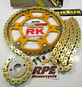 1991-1994 Honda CBR600 F2 RK GXW Gold 525 OEM SuperSprox Chain and Sprockets Kit - Picture 1 of 4