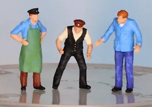 Preiser 65311, Spur 0 1:43,5 / 1:45, Figurenset: Güterbodenpersonal - Bild 1 von 4