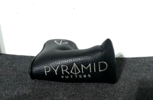 Pyramid Putters Golf Head Cover Black Hook and Loop Closure - Picture 1 of 5