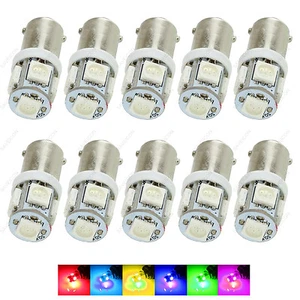10 x Verde T11 BA9S T4W H6W 1985 363 5-SMD LED Coche Cuña Lateral Bombilla Lámpara - Imagen 1 de 4