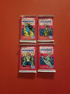 IMPEL - MARVEL UNIVERSE SERIES 3 - SEALED PACKS LOT OF 4 DIFFERENT - 1992 - Bild 1 von 2