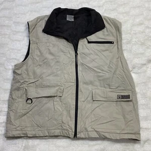 Colorado Trading & Clothing Vest Jacket Men's Size XL Beige Full Zip 100% Cotton - Picture 1 of 8