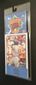 1989 TOPPS TALKING BASEBALL SET #18 VINCE COLEMAN G PERRY STEVE SAX ALVIN DAVIS - Imagen 1 de 3