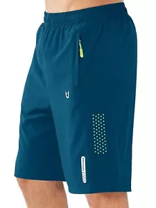 Men's Athletic Running Shorts Quick Dry Workout Shorts 7"/ 5"/ 9" Lightweight... - Picture 1 of 6