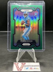 2023 Panini Prizm - HENDON HOOKER ROOKIE GREEN PRIZM #329 Detroit Lions - Picture 1 of 3