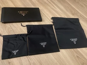 Set 3 Pezzi Dustbag Prada l'Homme - Imagen 1 de 5