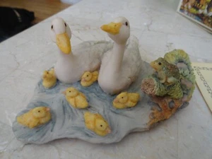 1981 Schmid Lowell Davis Bustin' With Pride Ducks Figurine Sculpture - Picture 1 of 9