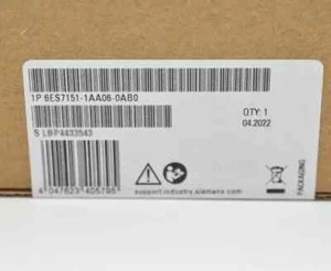 New Siemens 6ES7151-1AA06-0AB0 6ES7 151-1AA06-0AB0 interface module IM 151-1 - Photo 1/2