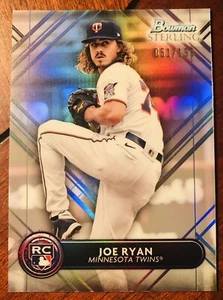 JOE RYAN 2022 Bowman Sterling #BSR-38 Refractor SP #051/199 RC Rookie Minn Twins - Picture 1 of 2