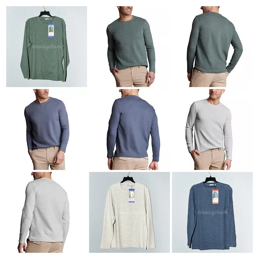 English Laundry 男式长袖圆领衬衫,3 色 — 第 1/1 张图片