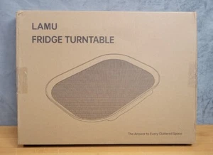 LAMU Lazy Susan Plattenspieler Organizer für Kühlschrank, 15,67" klar rechteckig  - Bild 1 von 7