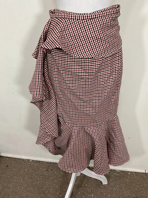 Michael Kors Women’s Red Color Skirt Size 2  98% Lana Virgin Wool. - Image 1 of 4