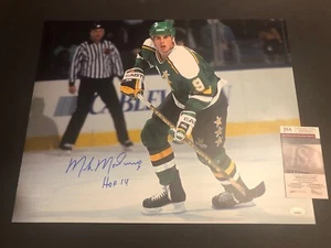 JSA MIKE MODANO AUTOGRAPHED DALLAS STARS INSCRIBED “HOF 14” SIGNED 16x20 443 - Picture 1 of 3