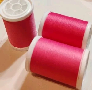 Coats & Clark XP Polyester Sewing Thread 4 spools 250- yd ea AZALEA PINK - Picture 1 of 2