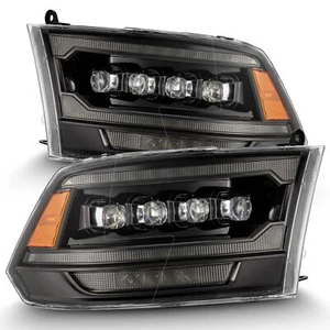 Alpharex For 2009-2018 Ram Gen 2 2500 Style LED Projector Headlights Alpha Black - Picture 1 of 7