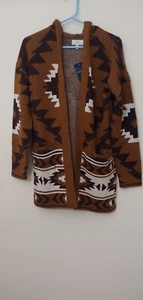New Lucky Brand cardigan Top hoodie Cotton Size XS  NWT - Picture 1 of 12