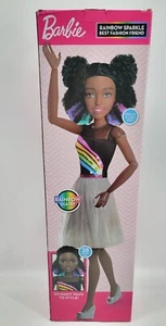 Beautiful Brown Skin 28" Barbie Doll Rainbow Sparkle Best Fashion Friend... - Picture 1 of 13