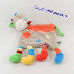 Flaches Kuscheltier Giraffe KINDERWÖRTER grau rund mehrfarbig 25 cm (VA) - Bild 1 von 1