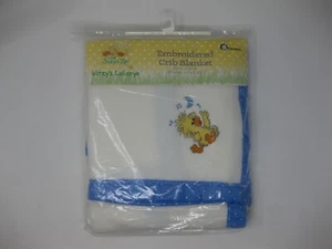 Vintage Rare Little Suzy's Zoo Baby Crib Embroidered Blanket 36" x 45" Gerber - Picture 1 of 3