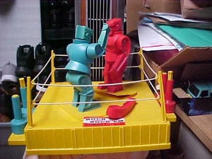 Marx 1966 Rock em Sock em Robots. Needs Repair. Parts - Picture 1 of 6