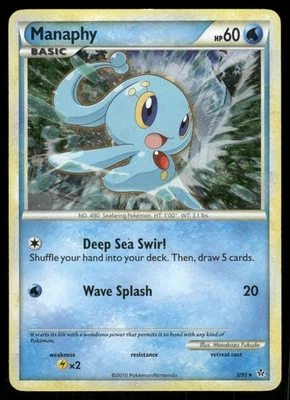 Pokemon Tcg Manaphy #3 Pokemon Unleashed LP - Image 1 of 2