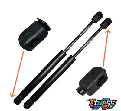 Qty2 for Cadillac STS 2005-2011 Lift Air Spring Strut Shock Absorber Rear Trunk - Image 1 of 4